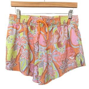 ROXY Women's Funky Hawaiian Tropical Board Shorts Size Large Surf Swim Dive